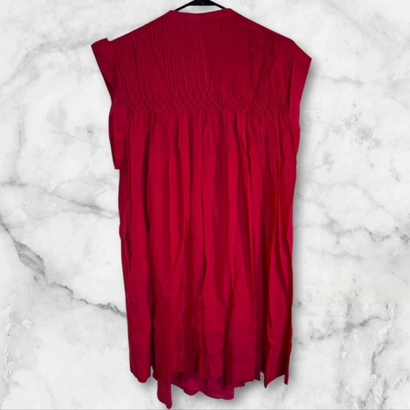 Madewell Embroidered Pleated Mini Dress - Picture 5 of 7